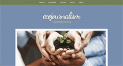 Desktop Screenshot of ecojournalism.org