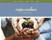 Tablet Screenshot of ecojournalism.org